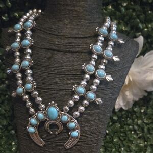 Turquoise and Silver Necklace